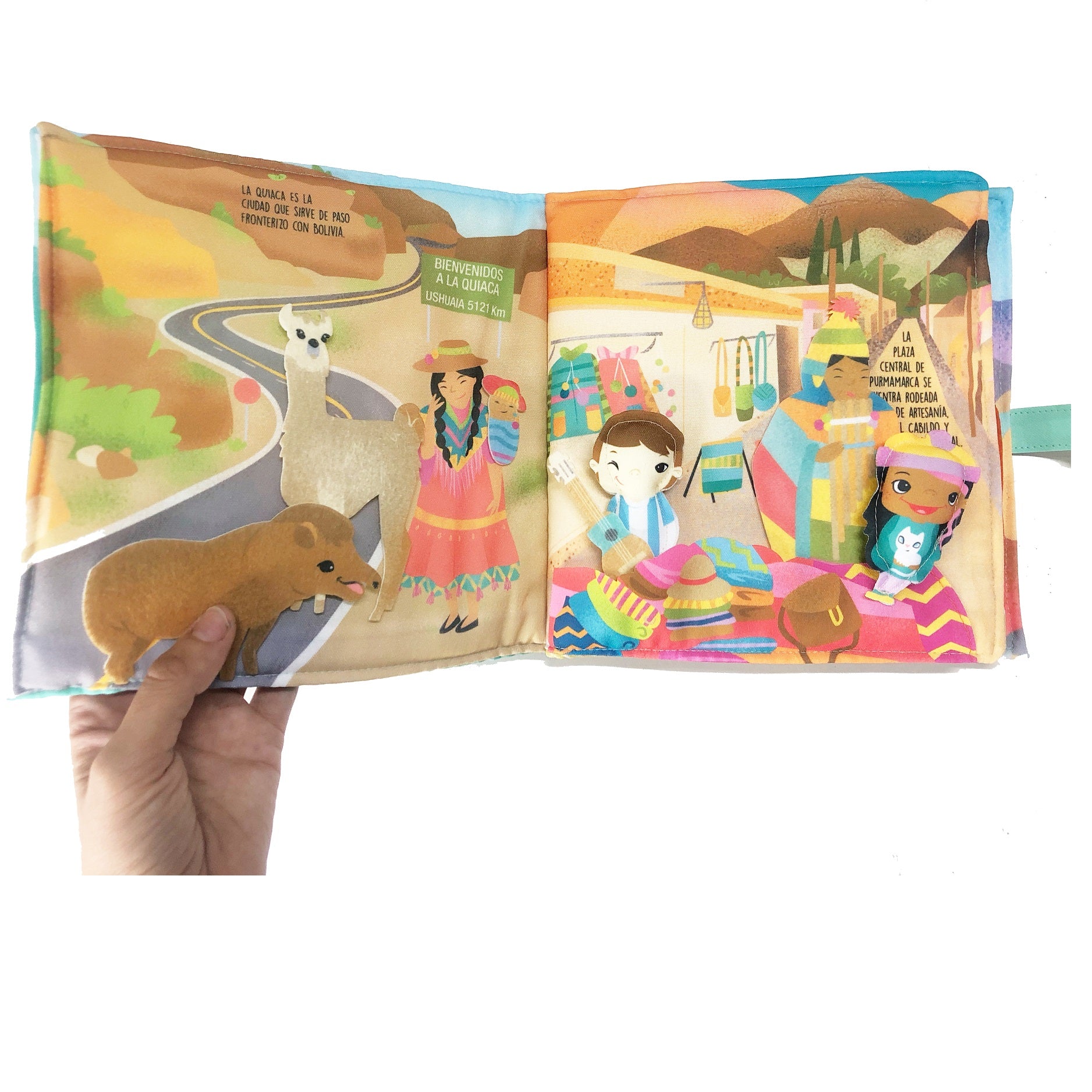 Descubriendo Jujuy - Libro de tela sensorial Descubriendo Jujuy - Libro de tela sensorial